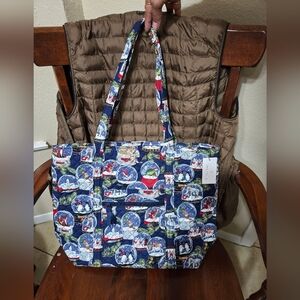 NWT Vera Bradley Snow Globe Quilted Tote